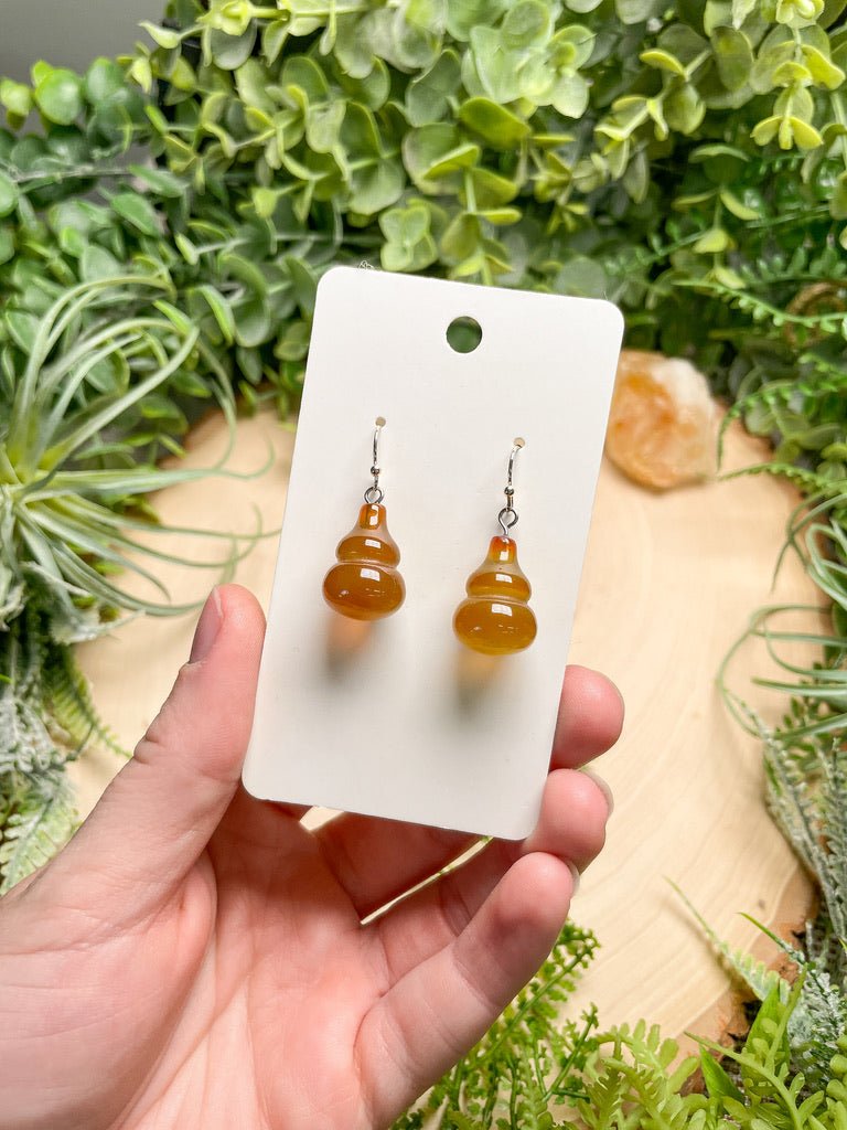 Crystal Gourd Earrings | Copper Ashes