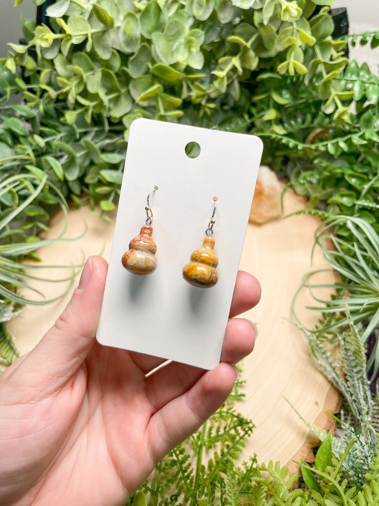 Crystal Gourd Earrings | Copper Ashes