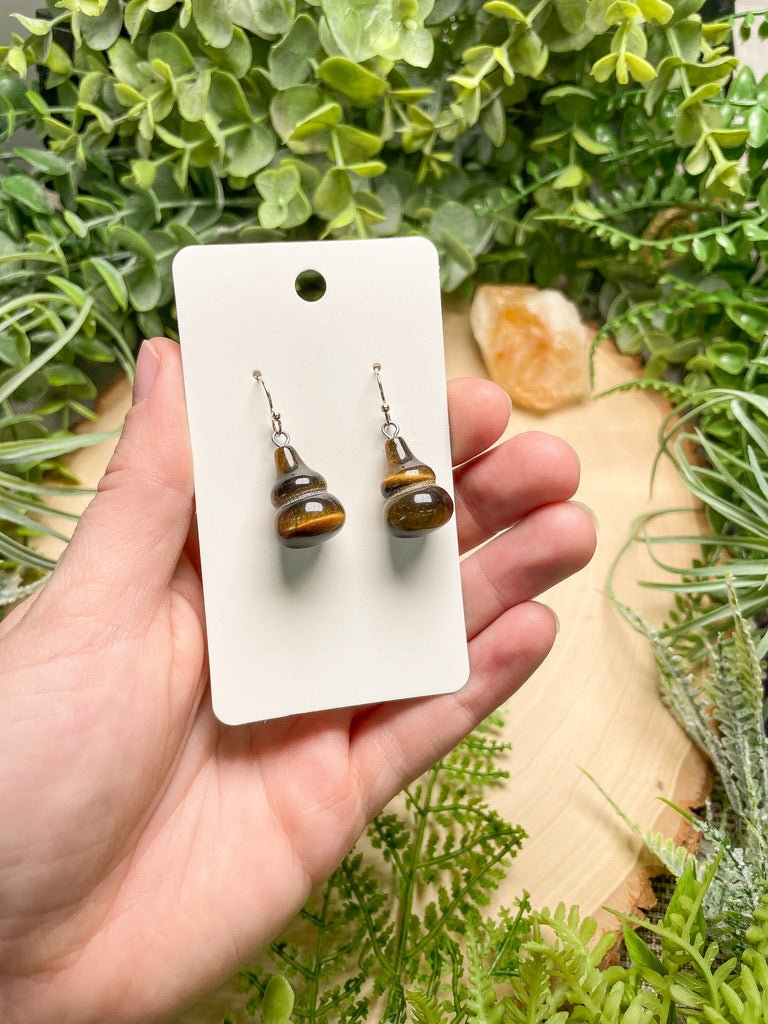 Crystal Gourd Earrings | Copper Ashes