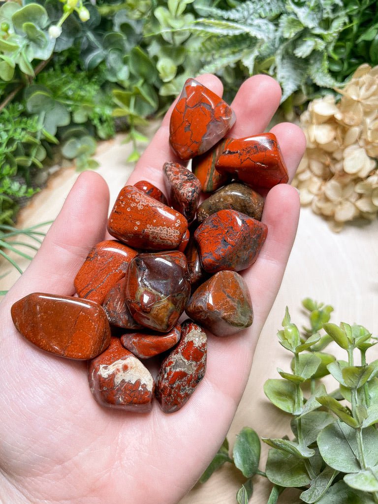 Red Jasper Tumble | Copper Ashes