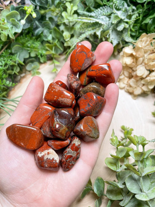 Red Jasper Tumble | Copper Ashes
